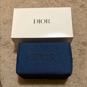 Dior Navy Blue Makeup Case